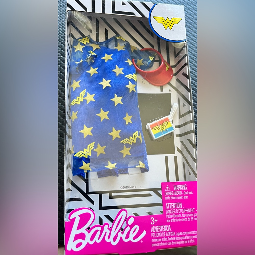 Wonder Woman Barbie Outfit with Accessories